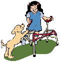 Girl and Dog