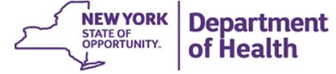 NYS Department of Health logo